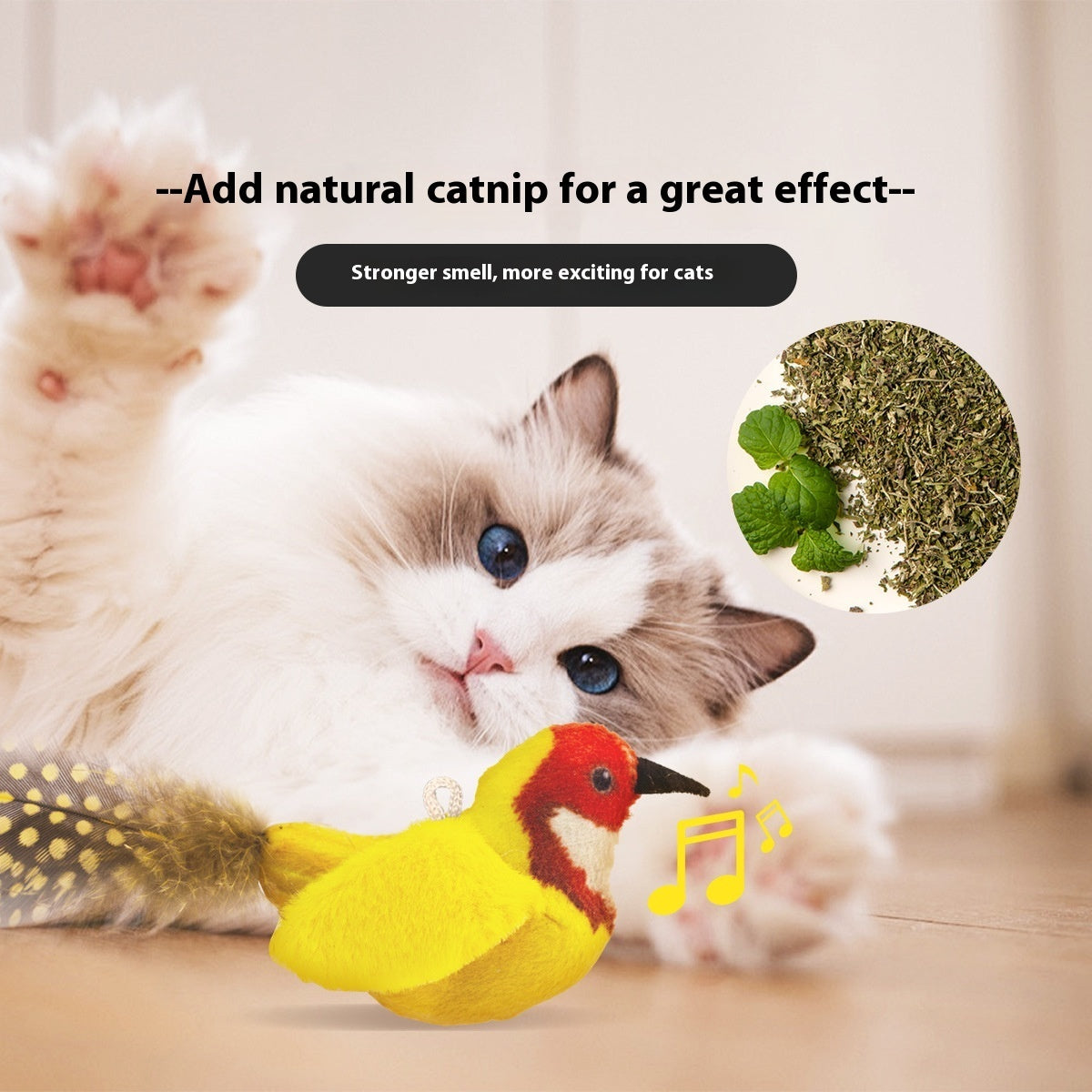 Bird Simulation Cat Toy