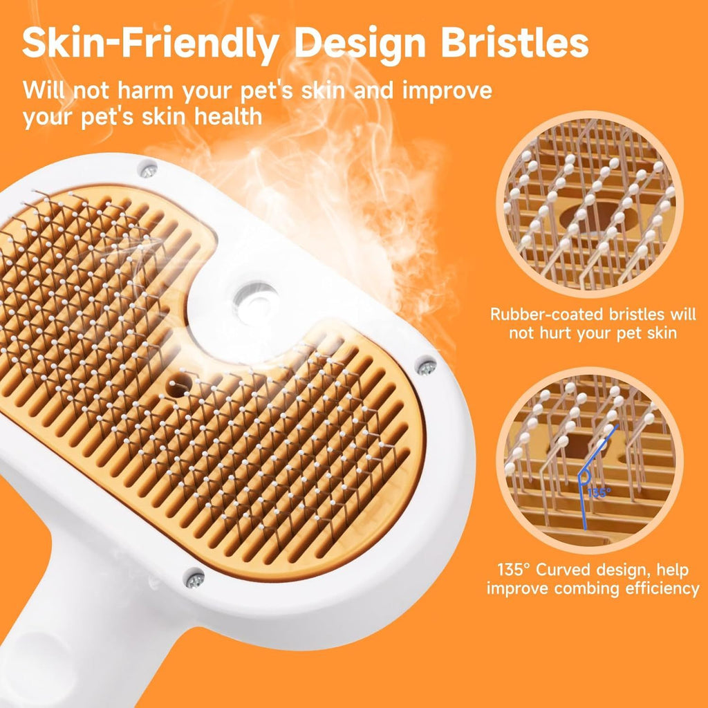 3 In 1 Water-Dispensing Pet Comb