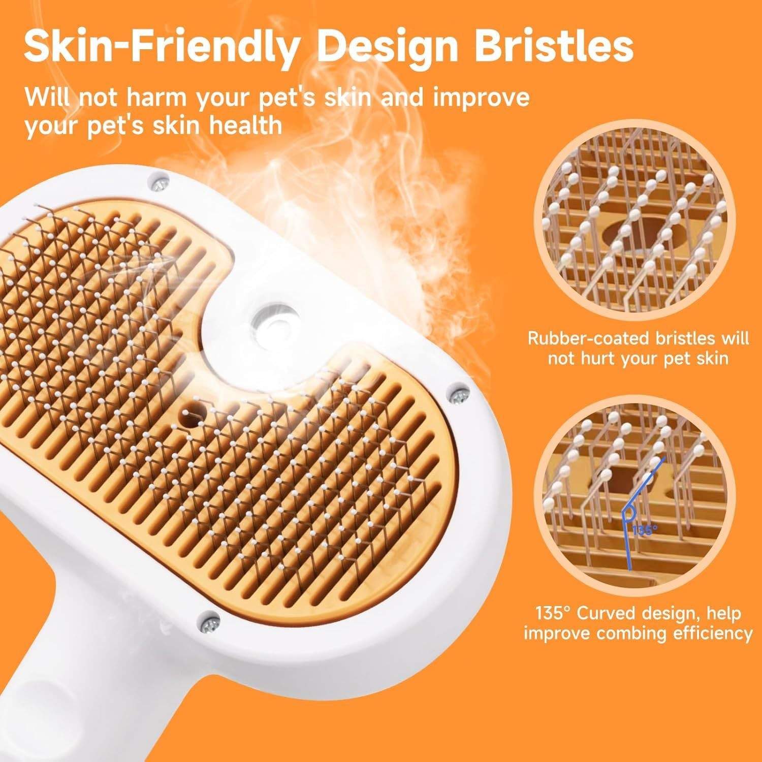3 In 1 Water-Dispensing Pet Comb