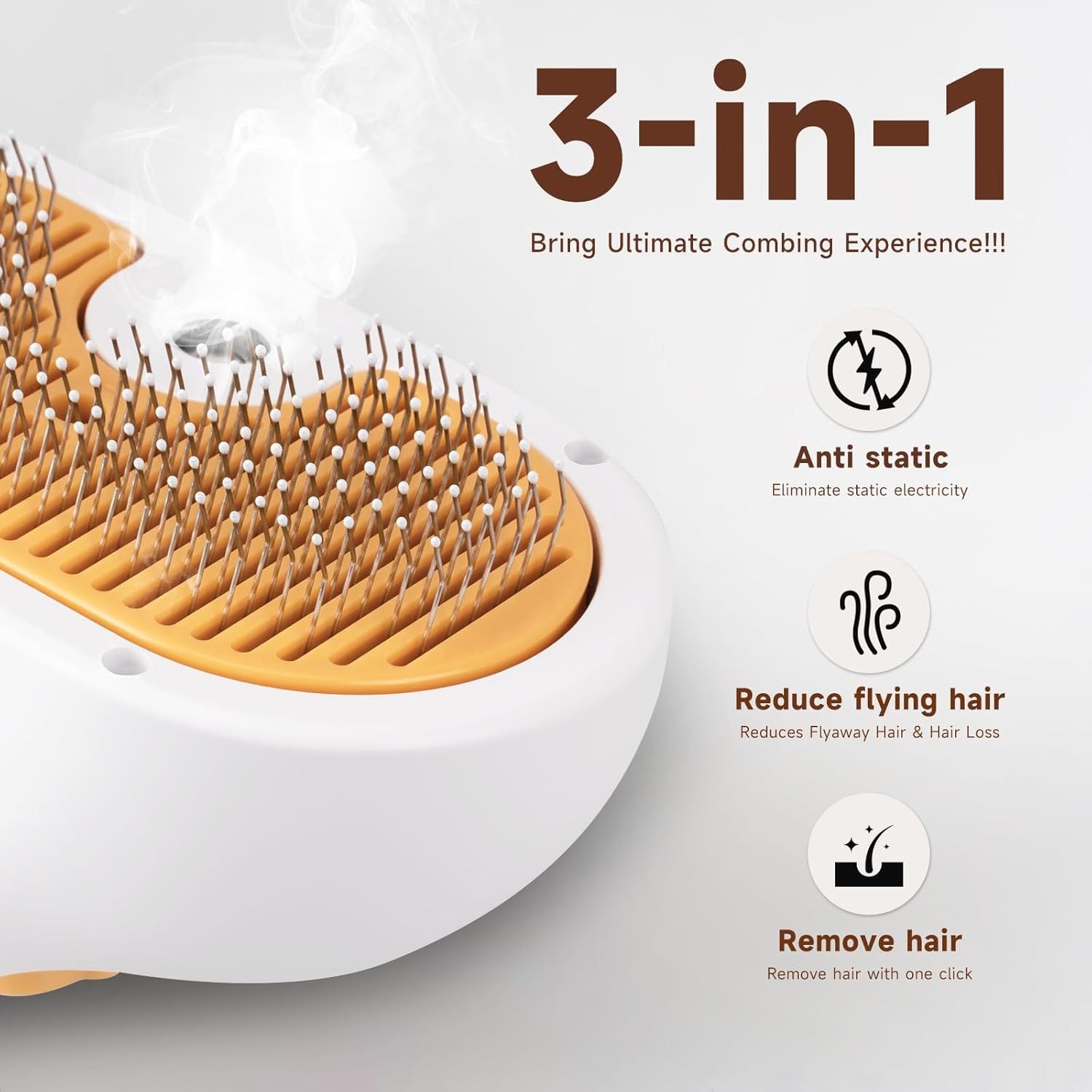 3 In 1 Water-Dispensing Pet Comb