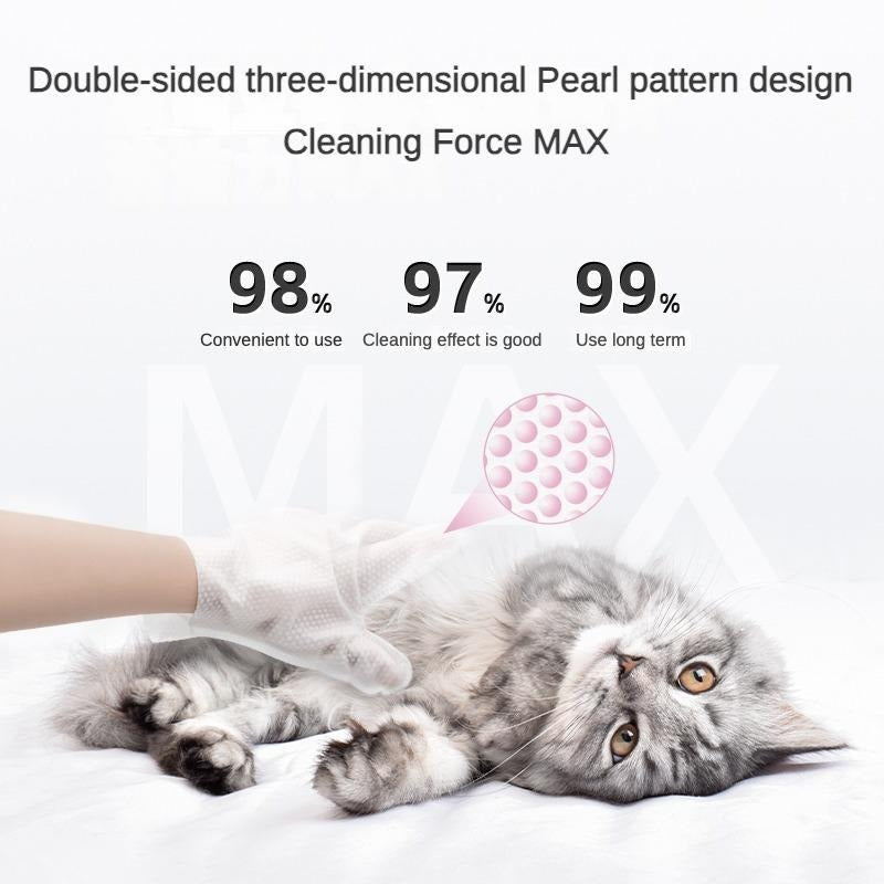 Cleaning + Deodorizing  Pet Gloves