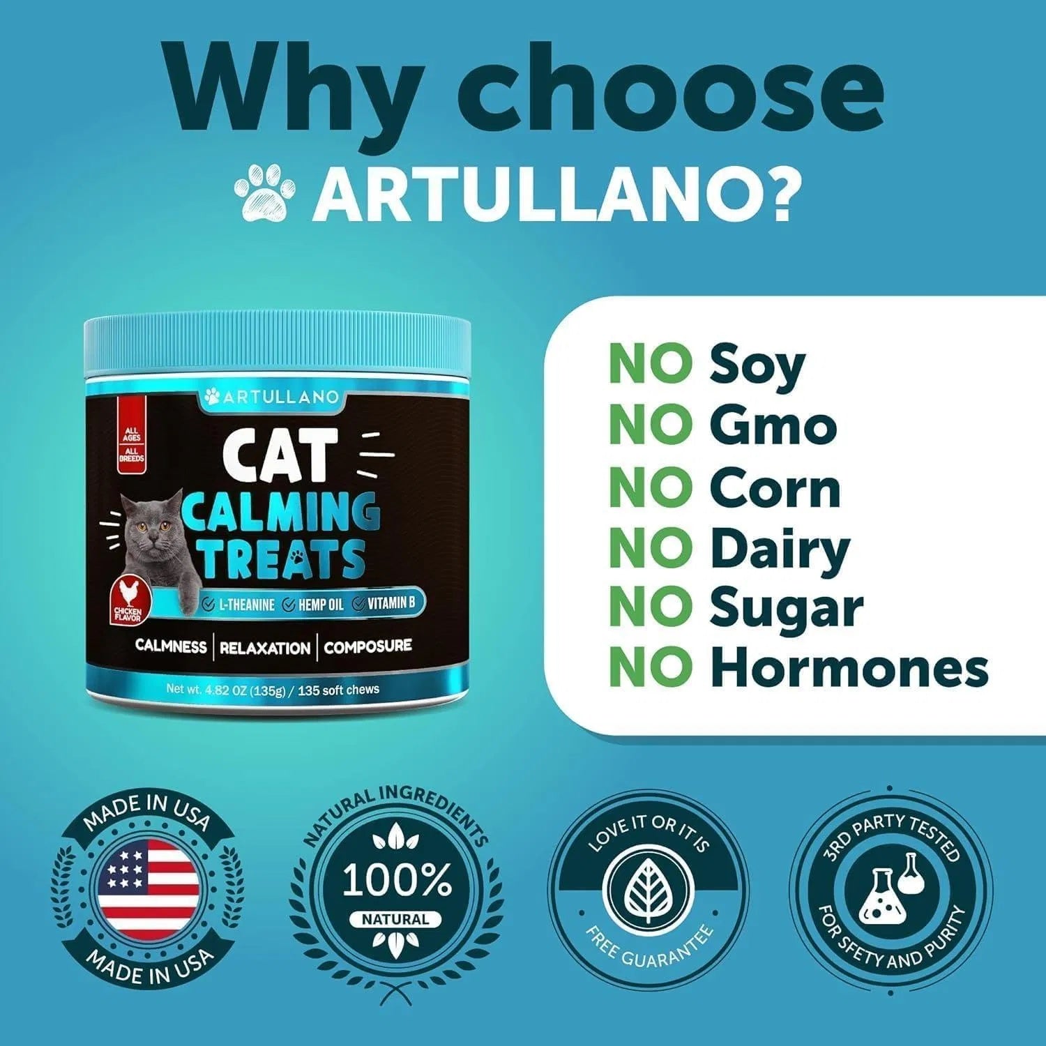 Cat Anxiety Calming Treats