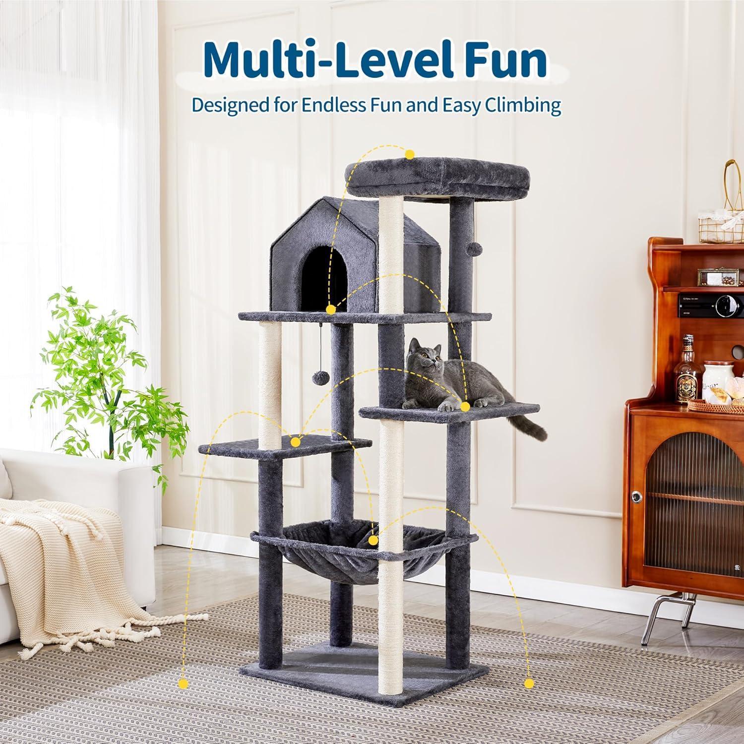 60 Inches Cat Climbing Tree