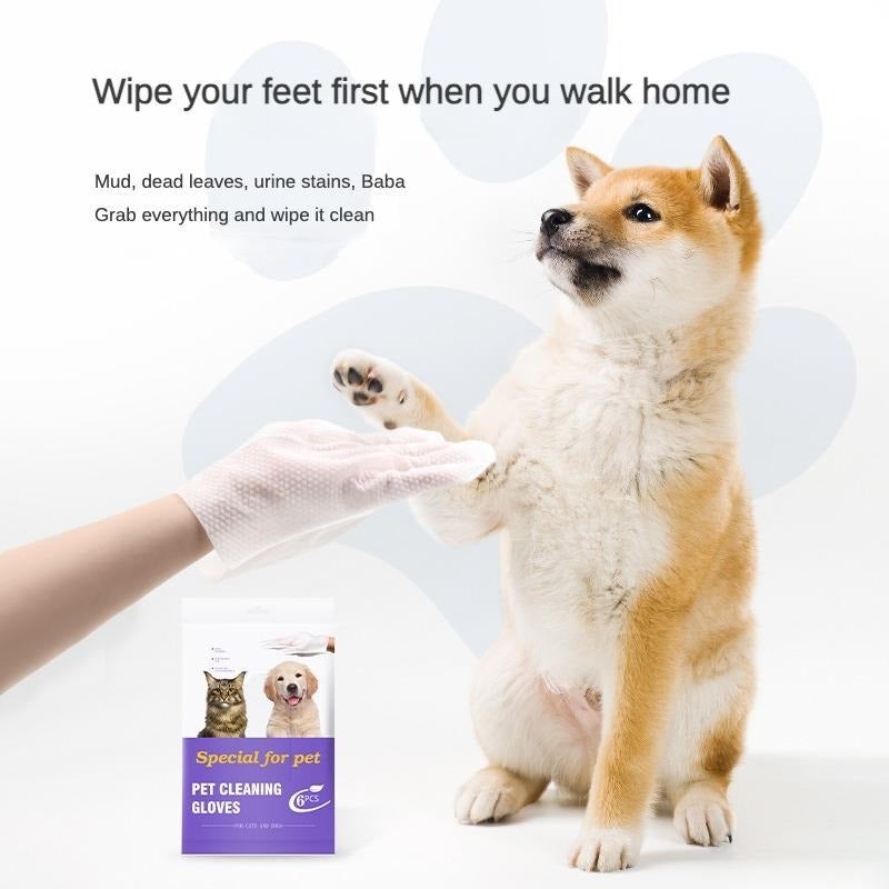 Cleaning + Deodorizing  Pet Gloves