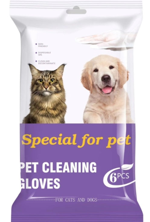 Cleaning + Deodorizing  Pet Gloves