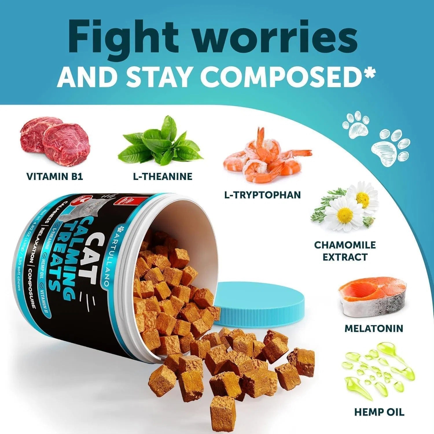 Cat Anxiety Calming Treats
