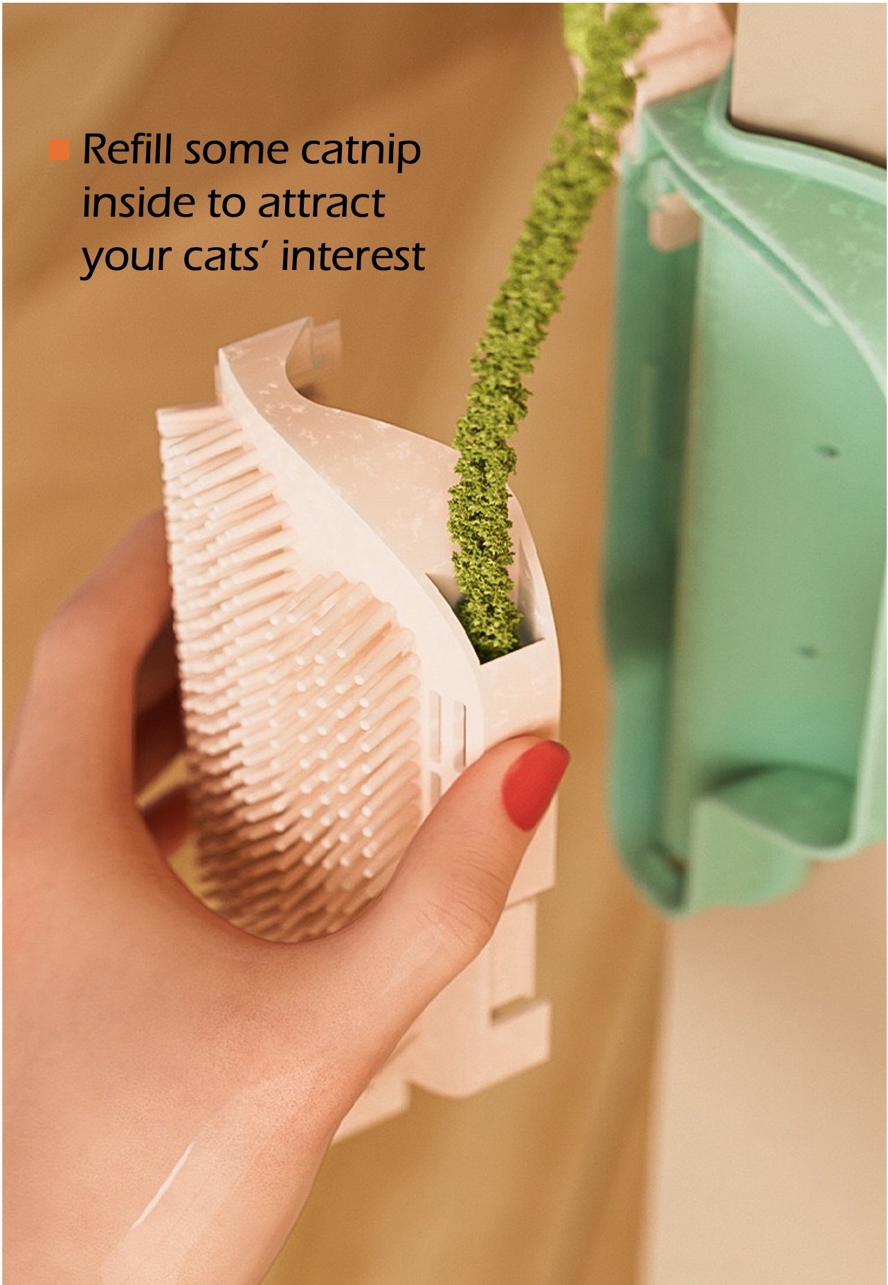 Corner Self Grooming Brush
